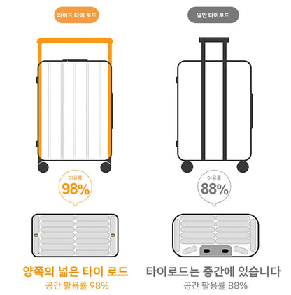 Aluminum Frame Trolley Suitcase