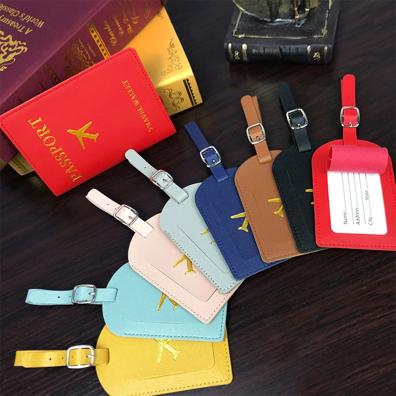 PU Leather Luggage Tag