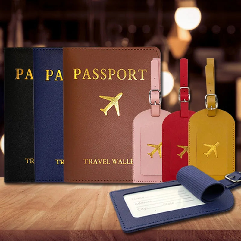 PU Leather Luggage Tag